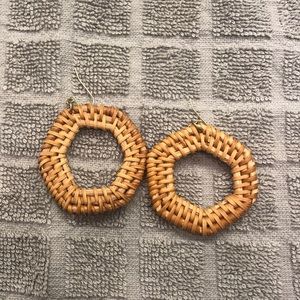 Wicker earrings